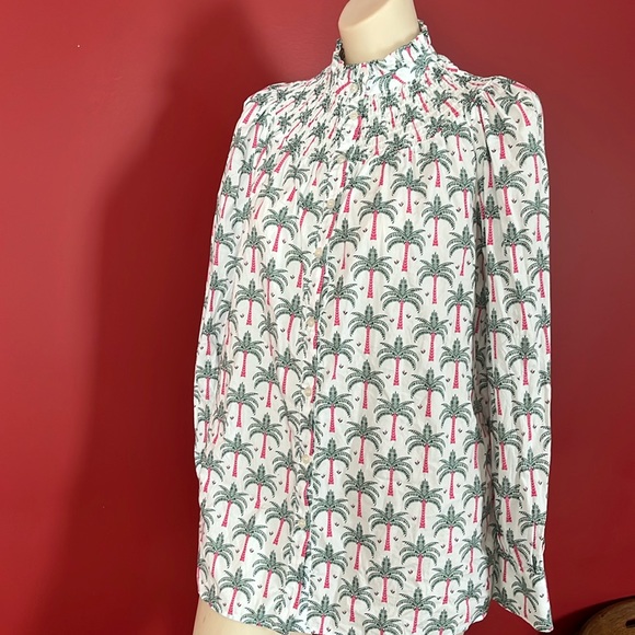 Boden Tops - Like new Boden palm tree blouse